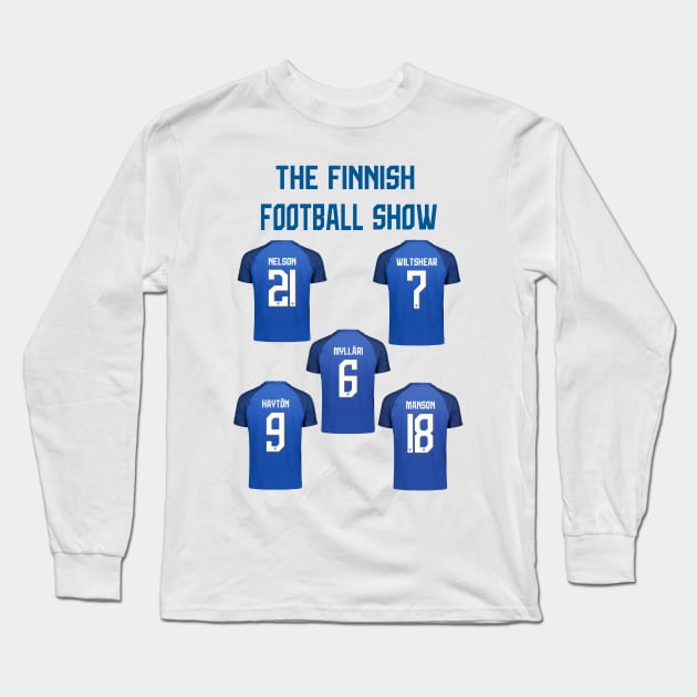 FFS team (white) Long Sleeve T-Shirt by Finnish Football Show